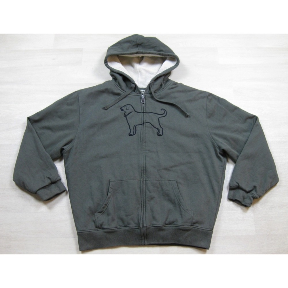 The Black Dog Heavyweight Zip Hoodie Sweatshirt (2XL) Plush Martha's Vineyard - Picture 2 of 13